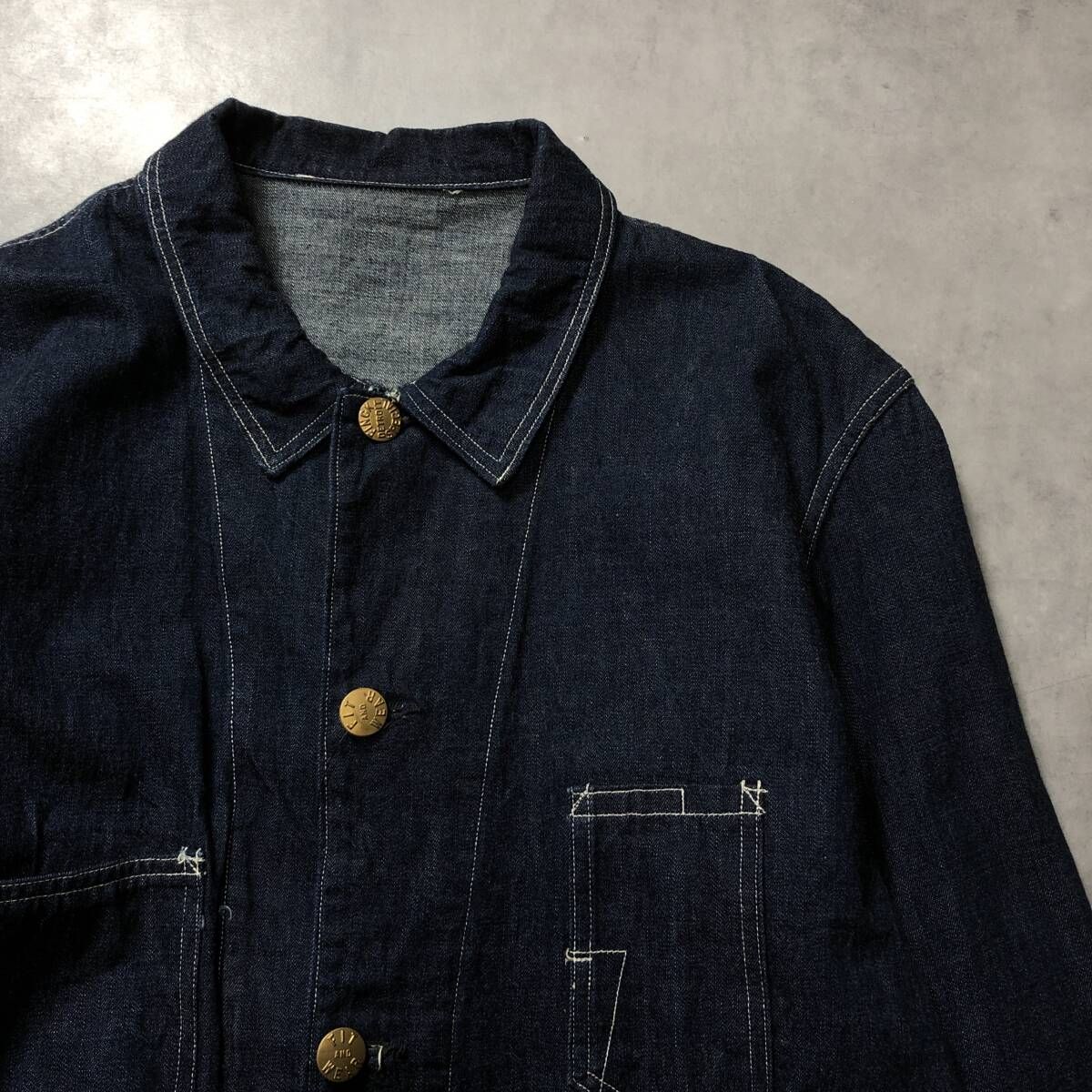 GQ4269◇ONE PIECE OF ROCK / TWOFACE : デニムカバーオールジャケット