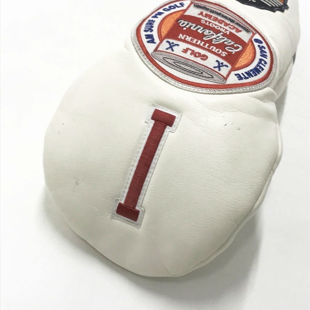 YELLOW LOBSTER イエローロブスター ヘッドカバー ホワイト系 DR ゴルフウェア ストスト 大学ゴルフ用品 ドライバー用 