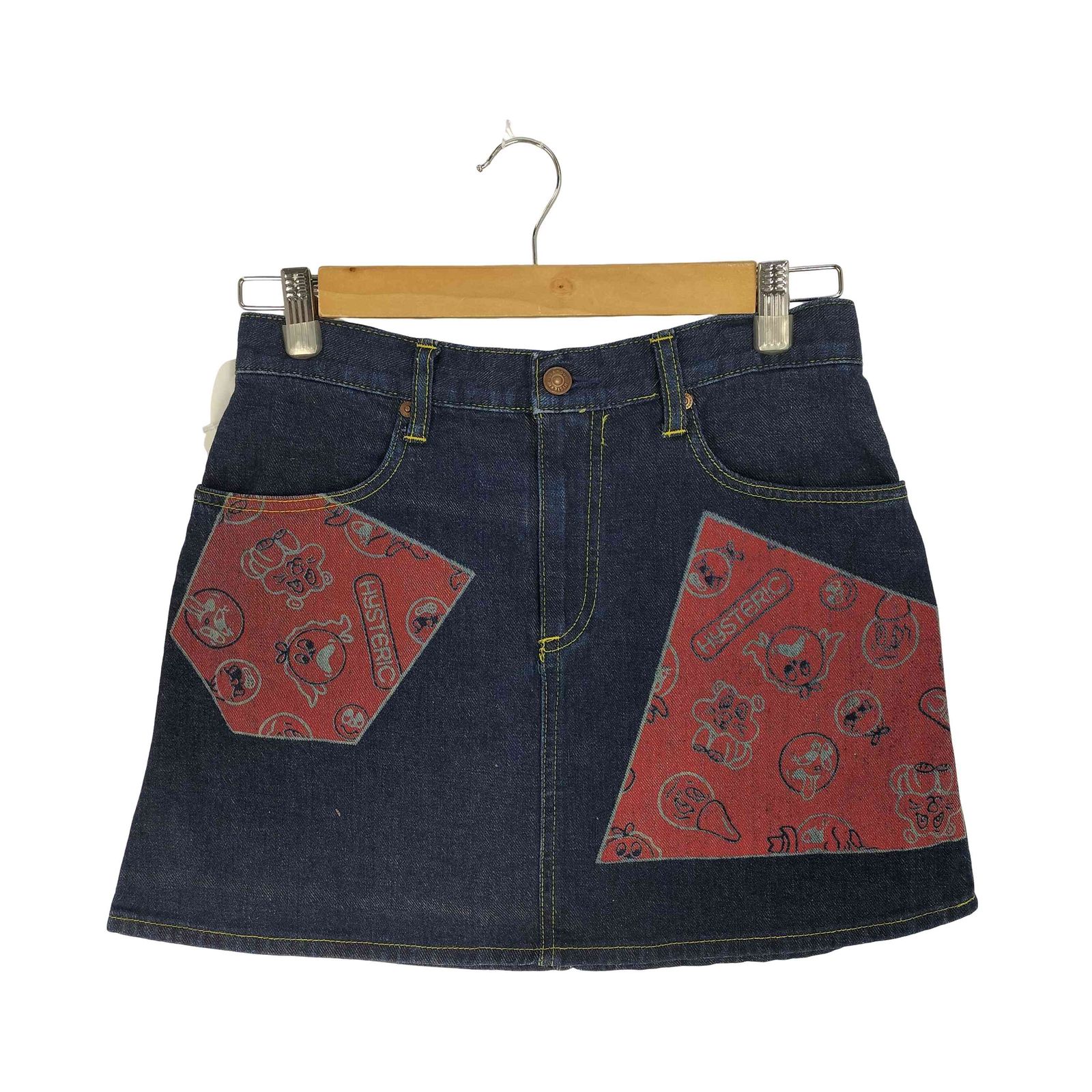 ヒステリックグラマー HYSTERIC GLAMOUR 90-2000s ロゴ デニム タイト