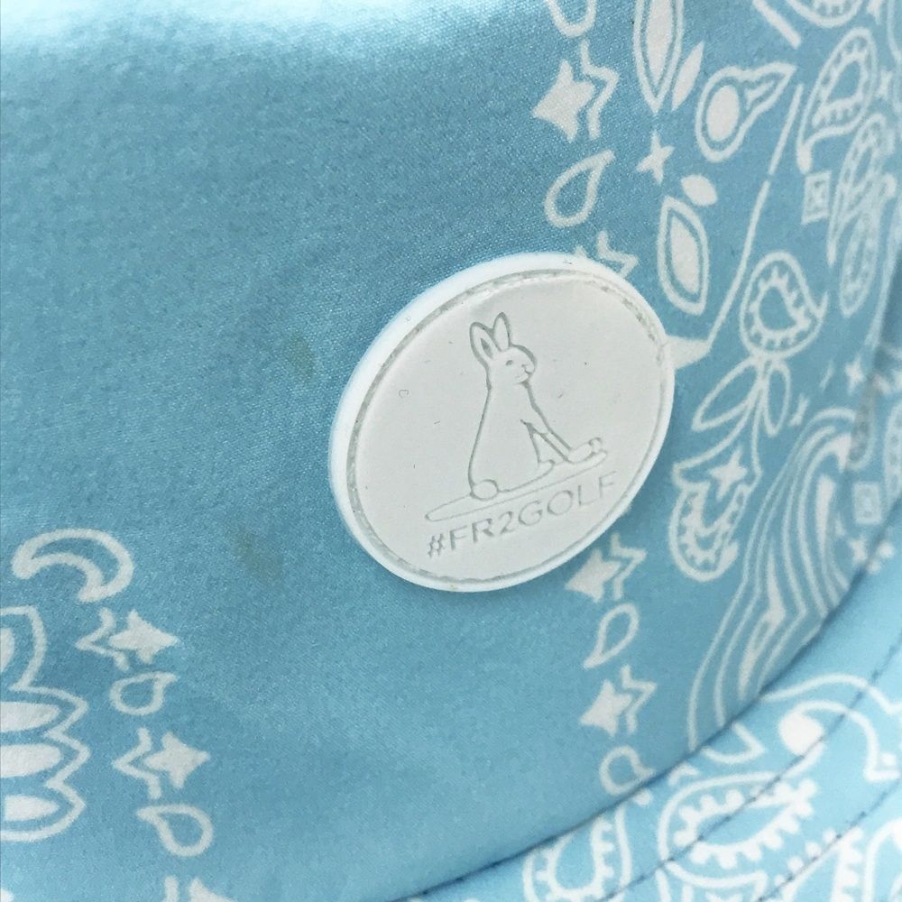 FR2 GOLF エフアールツーゴルフ バケットハット バンダナ柄 ブルー系 F