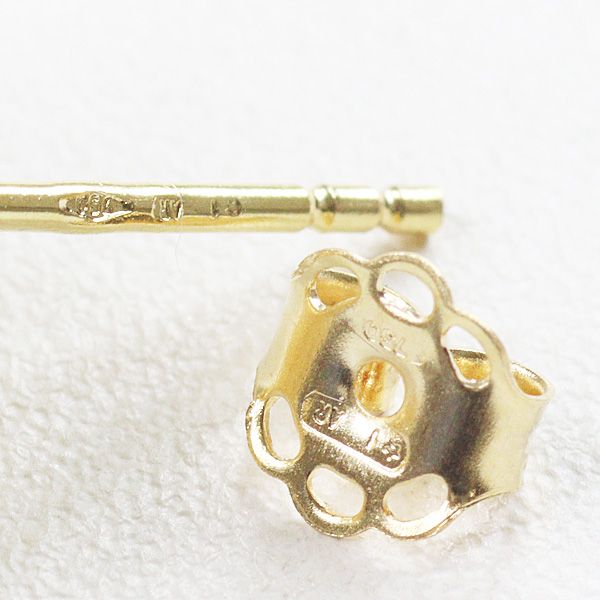  ウノアエレ K 18 YG ピアス ラブノット 2.0 g 750 結び目 10024 イタリアンジュエリー NJ ピアス(両耳用) アクセサリー