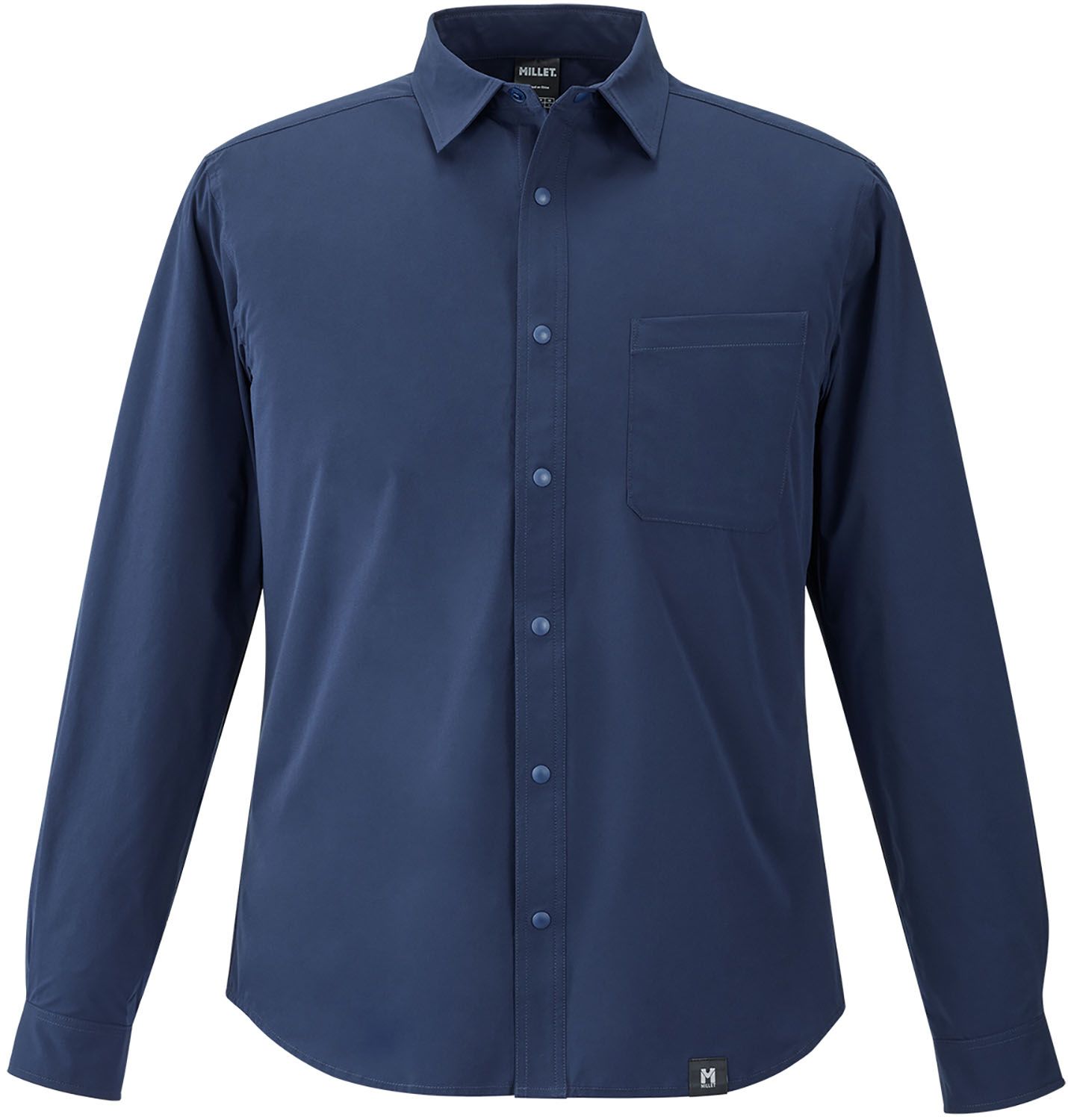 ミレー MILLET アウトドア IB SOLID SHIRT LS M シャツ 長袖 軽量 防虫機能 速乾 接触忌避剤 ペルメトリン インセクトバリヤー 虫を寄せ付けにくい 夏 ポリエステル  MIV03193 ミレー MILLET アウトドア IB SOLID SHIRT LS M シャツ 長袖 軽量 防虫