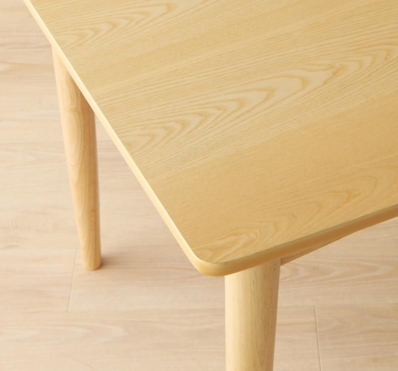 2人掛 天然木 ダイニングテーブル ［幅115cm］ ダイニング テーブル