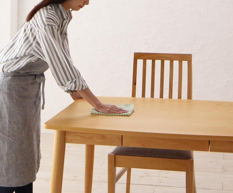 2人掛 天然木 ダイニングテーブル ［幅115cm］ ダイニング テーブル