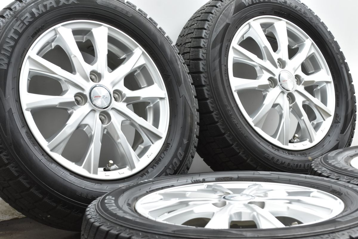 ジョーカー 14 in 4 5 J 45 PCD 100 ウィンターマックスWM 02 165 70 R アクア ヴィッツ パッソ スペイド フィット スイフト ソリオ