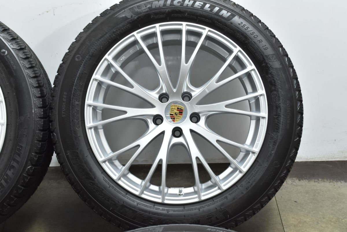  ポルシェ 95 Bマカン サイズ MAK RENNEN 19 in 8 J 9 21 PCD 112 ミシュラン X ICE SNOW SUV 235 55 R 255 50 ターボ GTS 19インチ タイヤ ホイールセット