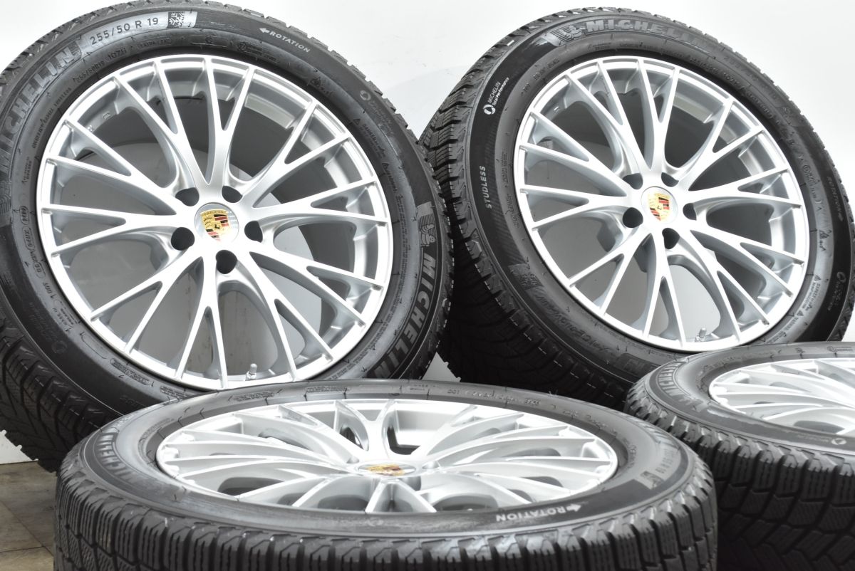 ポルシェ 95 Bマカン サイズ MAK RENNEN 19 in 8 J 9 21 PCD 112 ミシュラン X ICE SNOW SUV 235 55 R 255 50 ターボ GTS