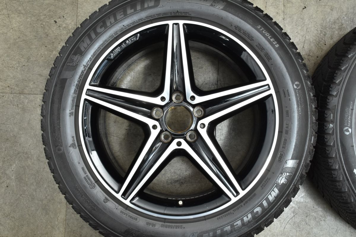 程度良好 メルセデスベンツ W 213 Eクラス オールテレイン 18 in 8 J 43 PCD 112 ミシュラン X ICE SNOW 245 50 R 222 Sクラス