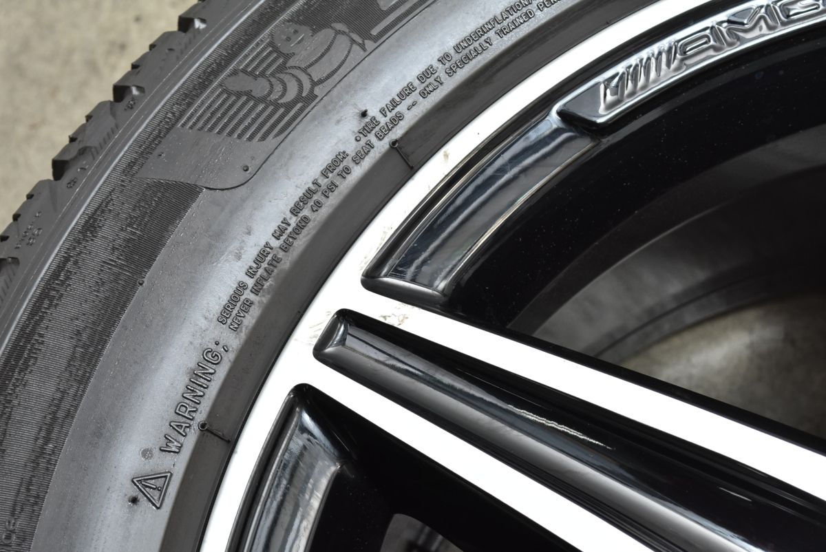  程度良好 メルセデスベンツ W 213 Eクラス オールテレイン 18 in 8 J 43 PCD 112 ミシュラン X ICE SNOW 245 50 R 222 Sクラス 18インチ タイヤ ホイールセット