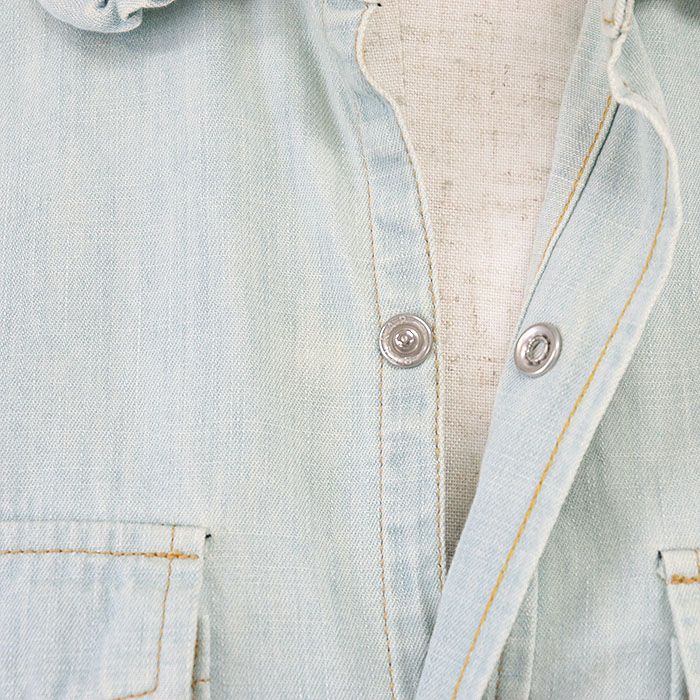 SALE】SAINT LAURENT PARIS サンローランパリ ウエスタンシャツ フリル