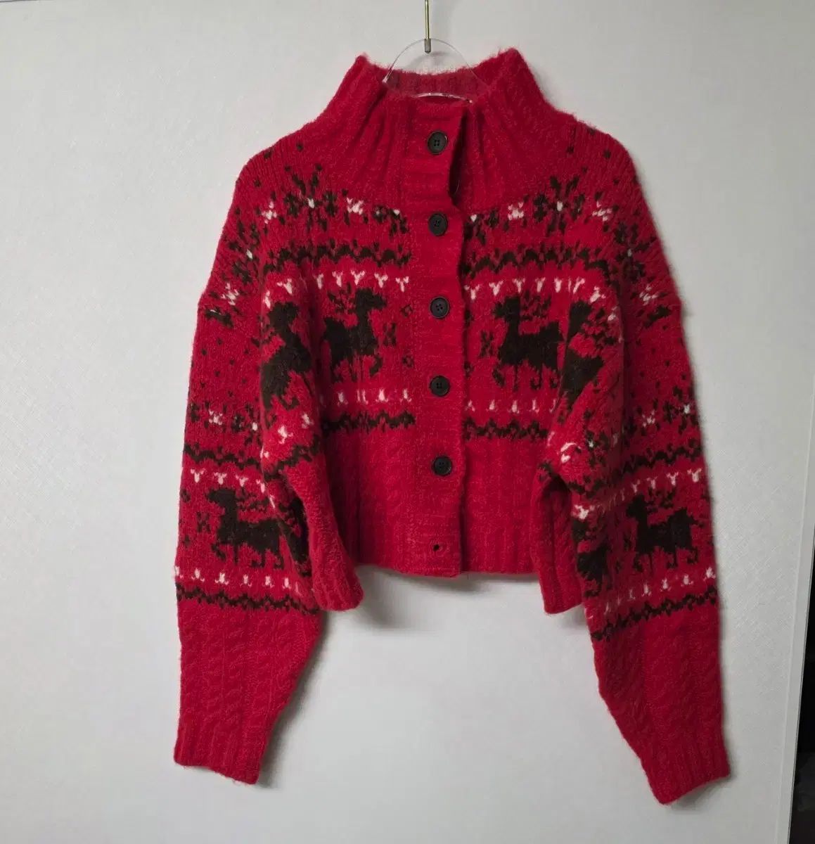 フォーマルアルパカノルディックハイネックパーカ