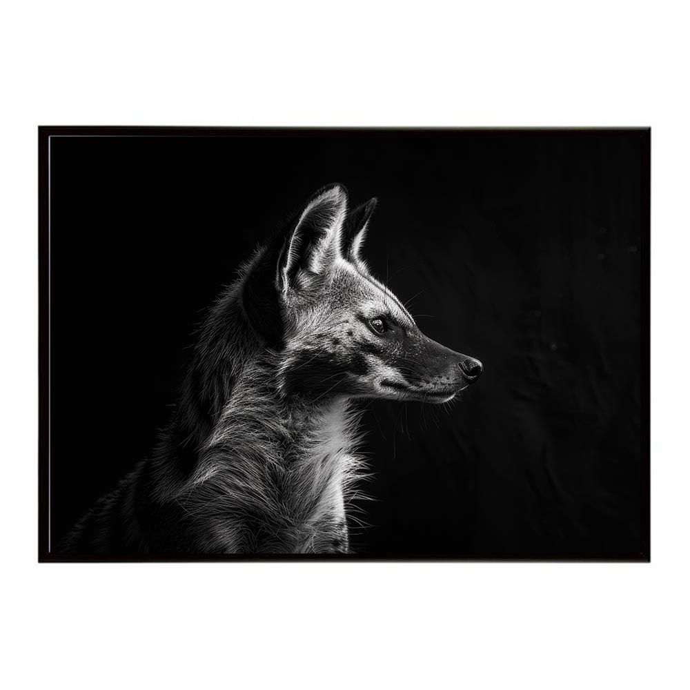 【A1サイズ（約59x84cm）】【lh-poster-7266】Aardwolf アードウルフ サバンナ アフリカ 草原 自然 ネイチャー 動物 アニマル 野生動物 インテリア フォト