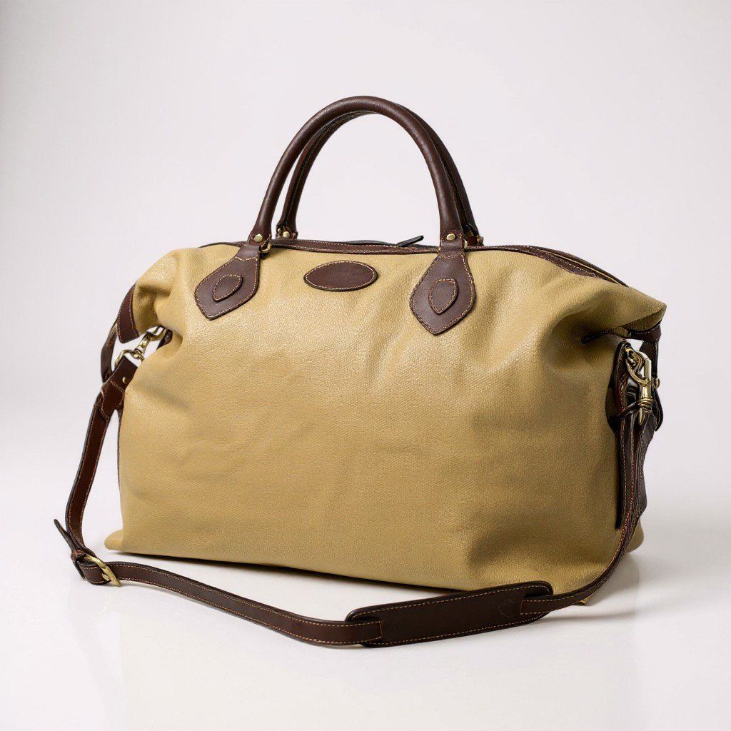 BL 10 TUSTING タスティング 2 WAY ボストンバッグ キャンバスバッグ 鞄 ベージュ ブラウン メンズk 02 i