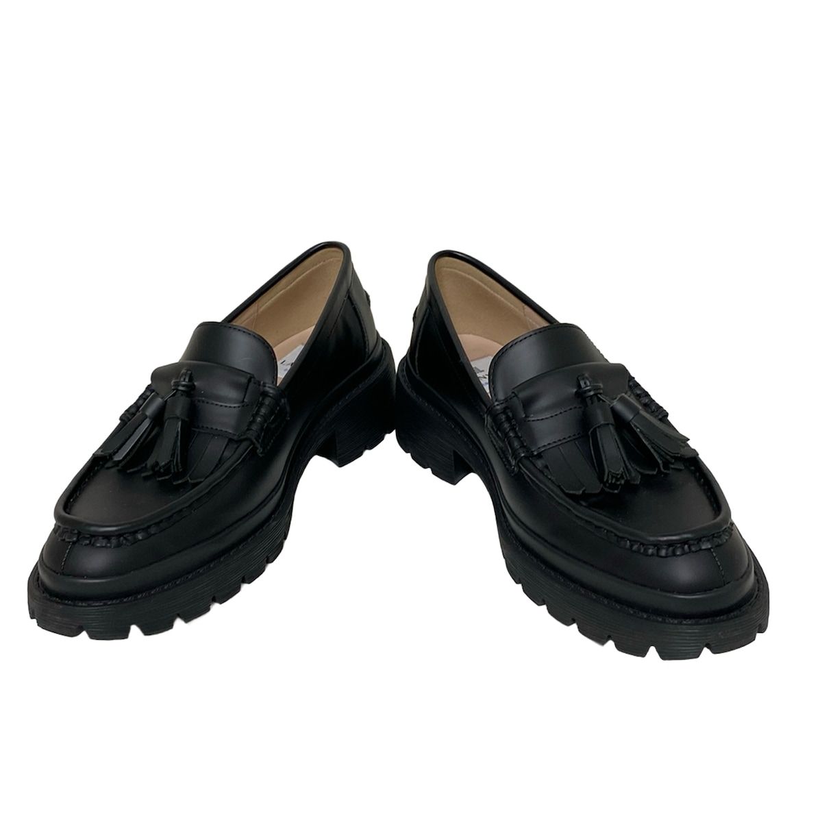 LANVIN en Bleu ランバンオンブルー ローファー 23 レディース - 黒 レザー