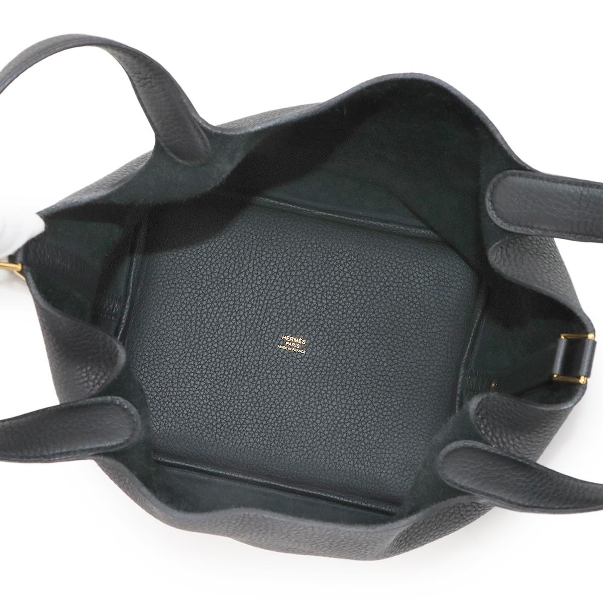 新品同様 エルメス バッグ ピコタンロック MM ハンド バッグ トリヨンクレマンス ブラック U刻印 レディース 90305410 【中古】ブランド 新品同様 エルメス HERMES ピコタンロック MM ハンド バッグ トリヨン