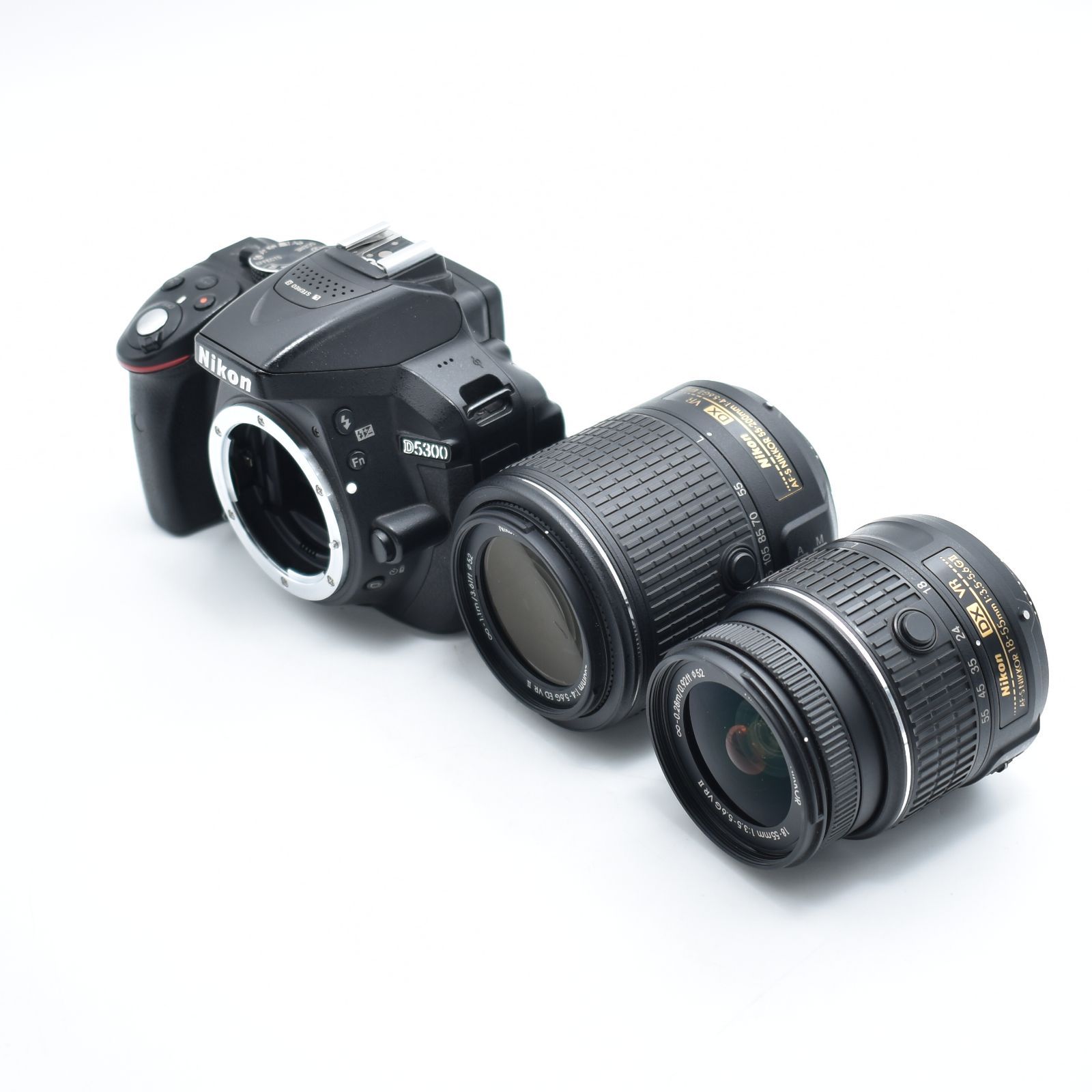 B 10552 Nikon デジタル一眼レフカメラ D 5300 ダブルズームキット2 ブラック