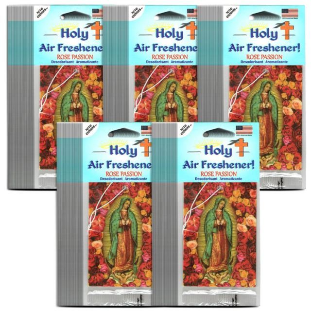 グアダルーペ エアフレッシュナー 四角 セット Guadalupe 芳香剤 聖母 車 部屋 グァダルーペ ガダルーペ ローズ