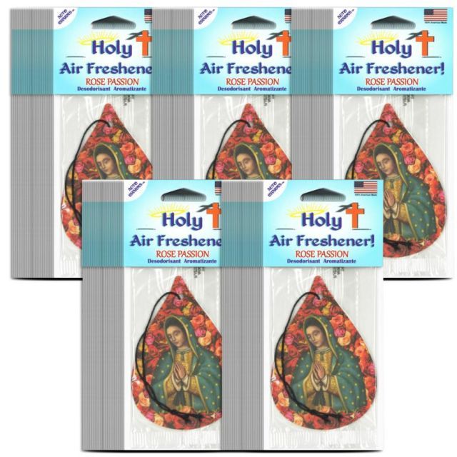 グアダルーペ エアフレッシュナー しずく型 セット Guadalupe 芳香剤 聖母 車 部屋 グァダルーペ ガダルーペ ローズ