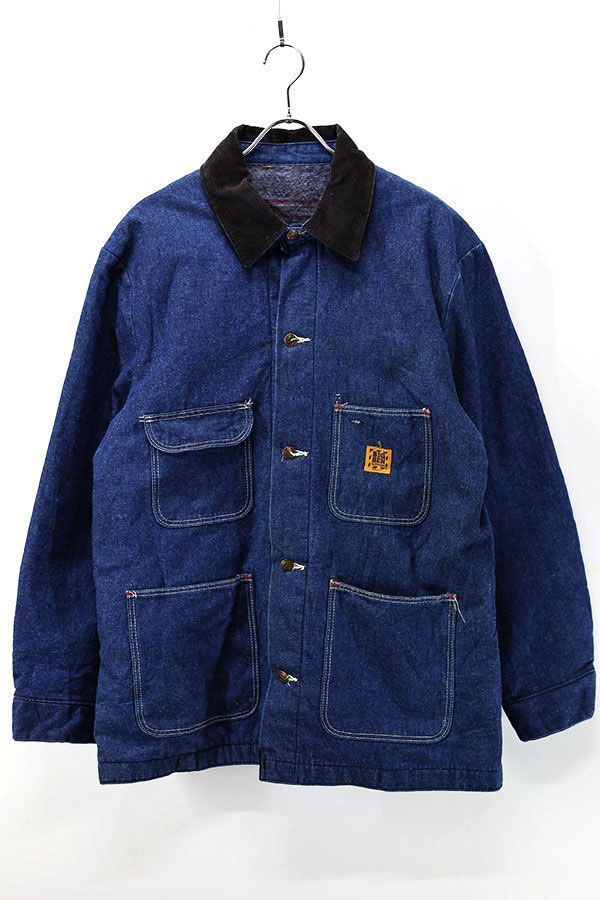 80 s USA BIG BEN Denim Blanket Liner Cover All Jacket Size L 相当 古着