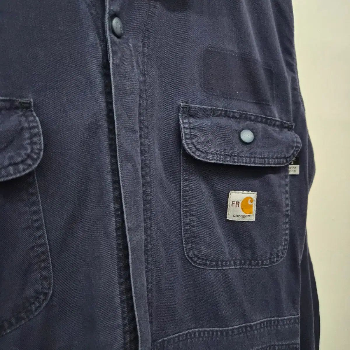 Carhartt カーハート ネイビー オールインワン 作業着 メンズ 36 in