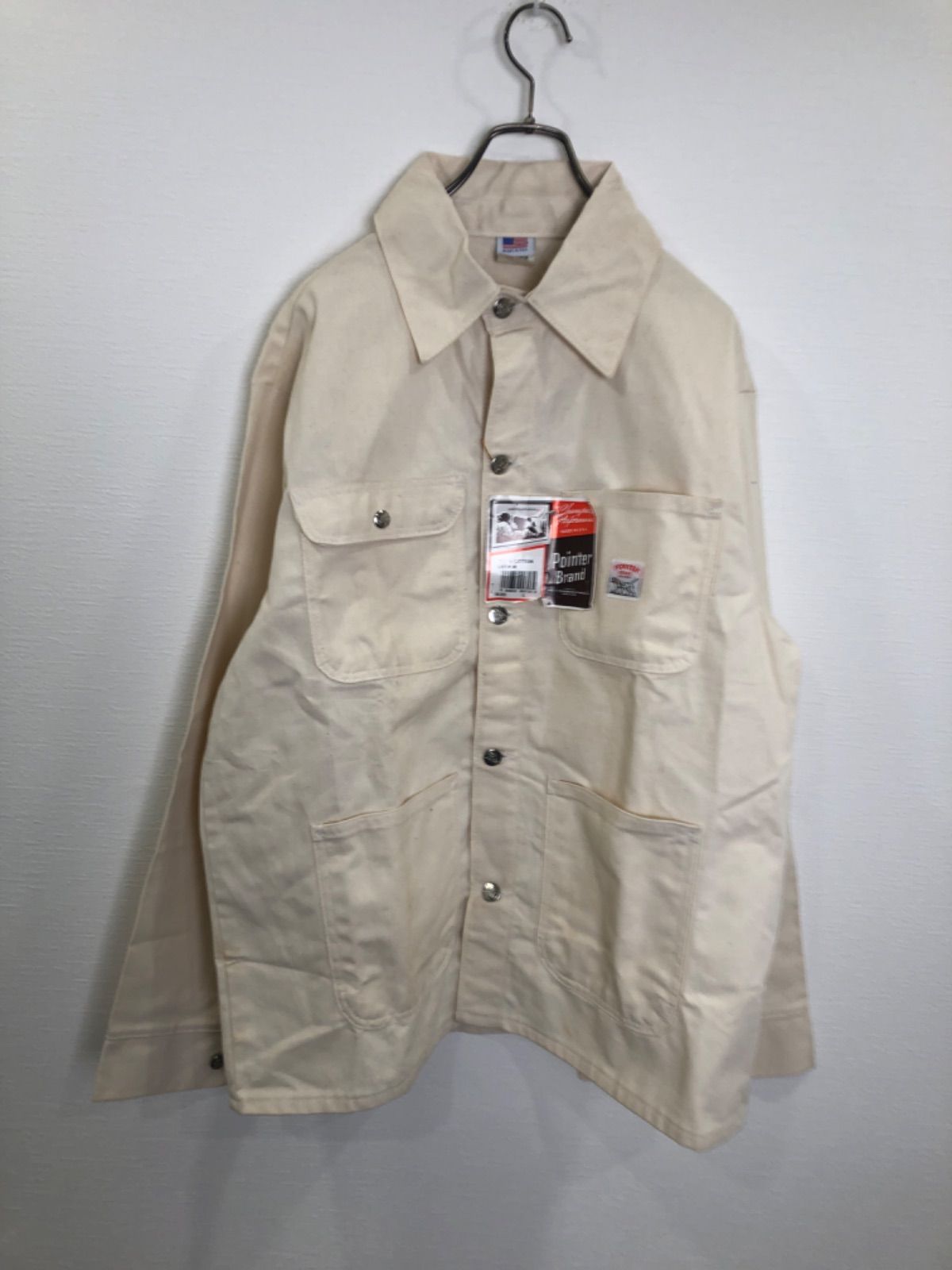 R00227 POINTER Brand アイボリー U.S.A製 長袖 カバーオール 【公式通販】