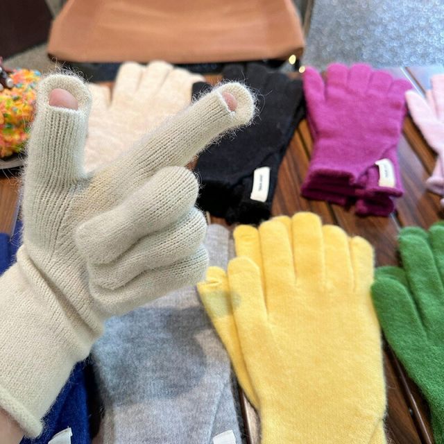 種類1 色指定 |手袋 デザイン手袋 韓国ファッション 秋冬 T