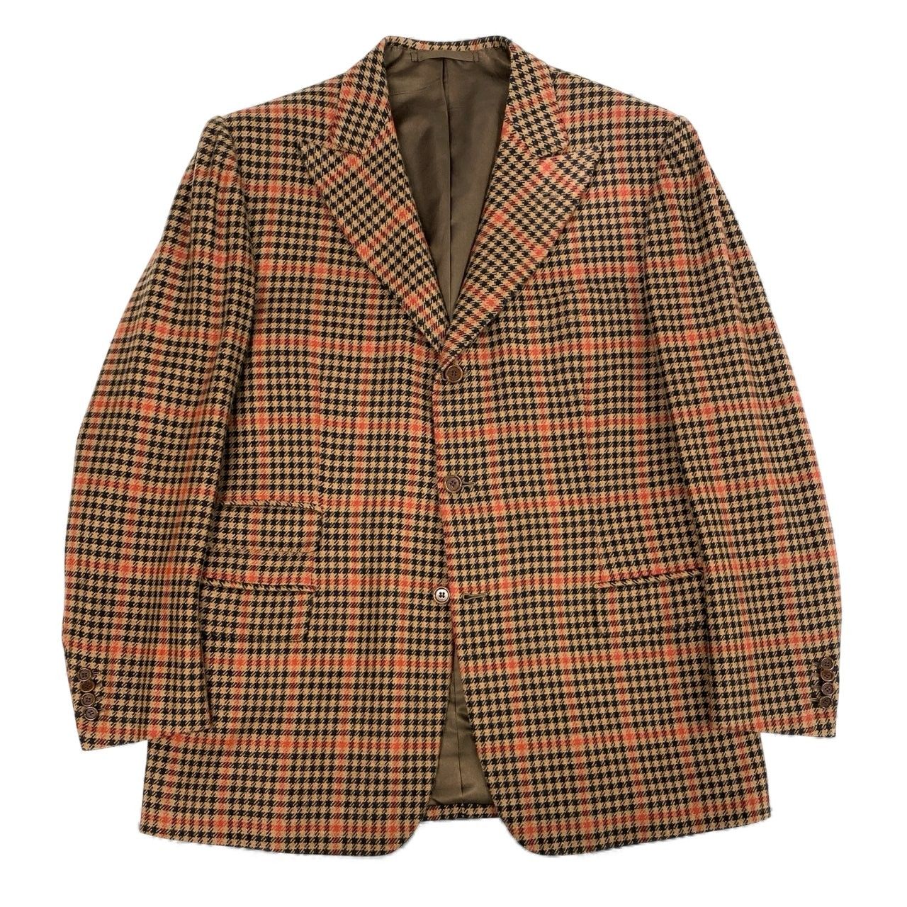 36 L 10 Tindaro dDe Ruca ティンダロ デ ルカ サルトリア ミラネーゼ 3 B テーラードジャケット 英国スタイル サイズXXL相当 メンズ 男性用 ビスポーク 2005 k 02 i