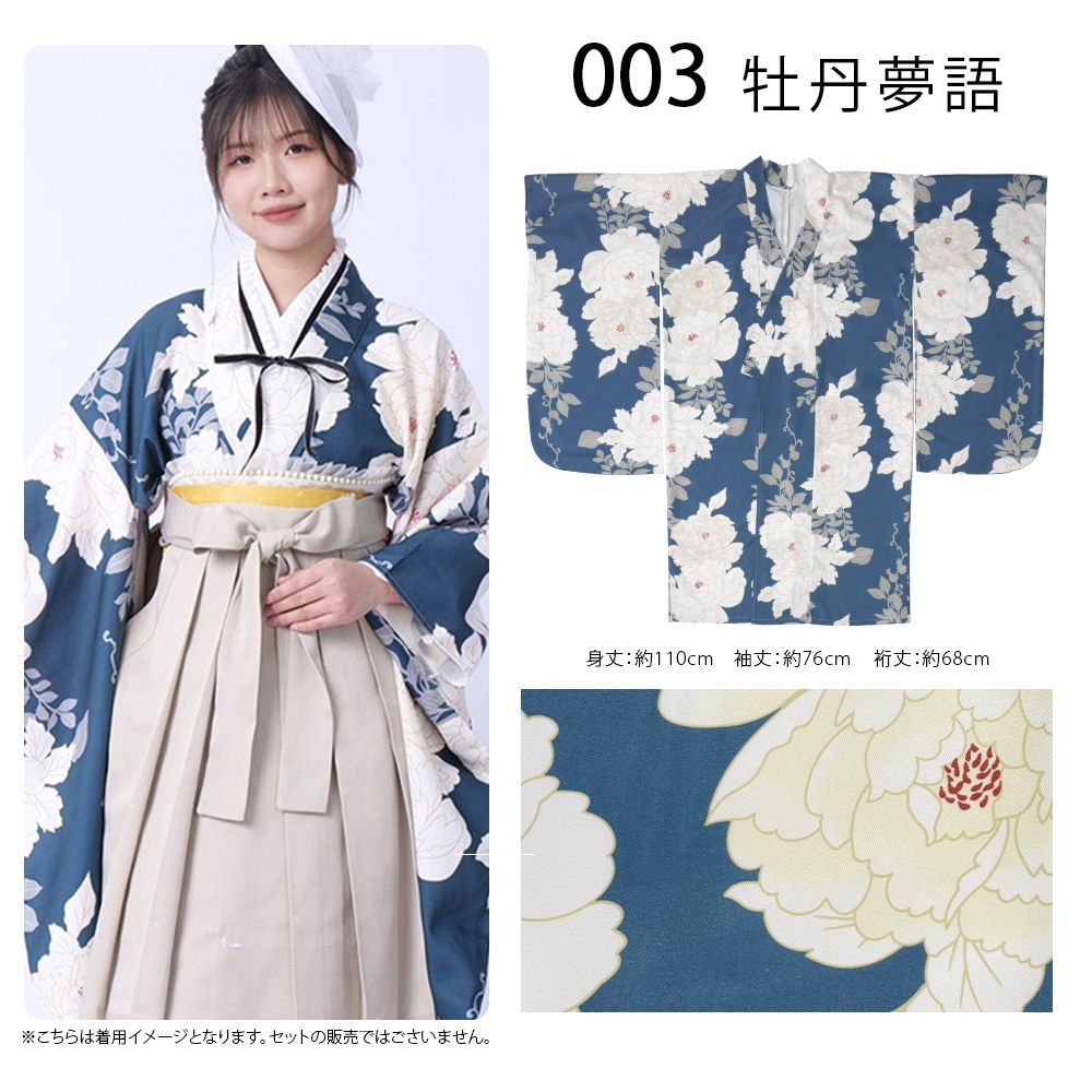 振袖フルセット(単品も可) 小紋柄　身丈161 裄66 二尺袖 着物 単品 小振袖 ショート丈 レディース 袴専用 卒業式 選べる