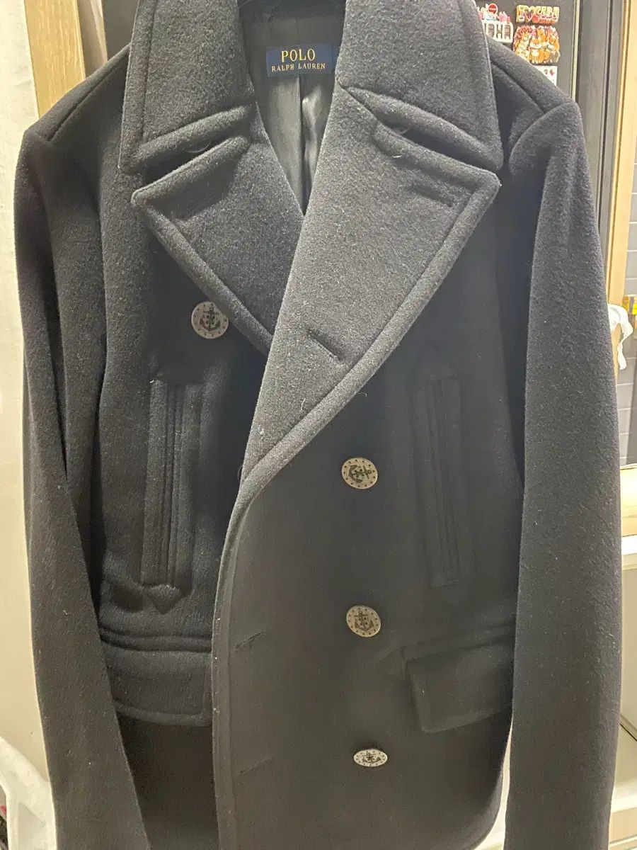 ポロラルフローレン ピーコート ブラック S