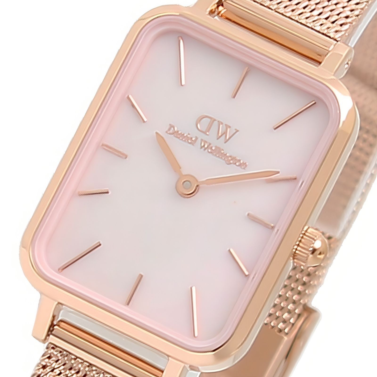 ギフト対応可 ダニエルウェリントン DANIEL 腕時計 Quadro Pressed Melrose Pink MoP Rose G 26 ピンクシェル ローズゴールド アナログ おしゃれ ブランド プレゼント