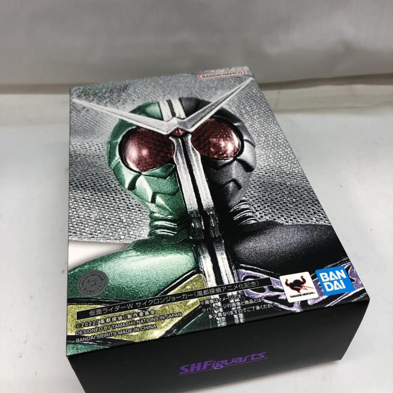 中古】未開封)S.H.Figuarts(真骨彫製法) 仮面ライダーW サイクロン