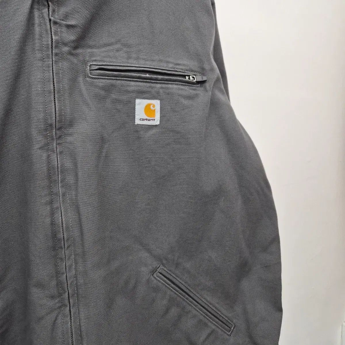 Carhartt カーハート ウォッシュド ダック シェルパ裏地 ジャケット チャコール メンズ XXL