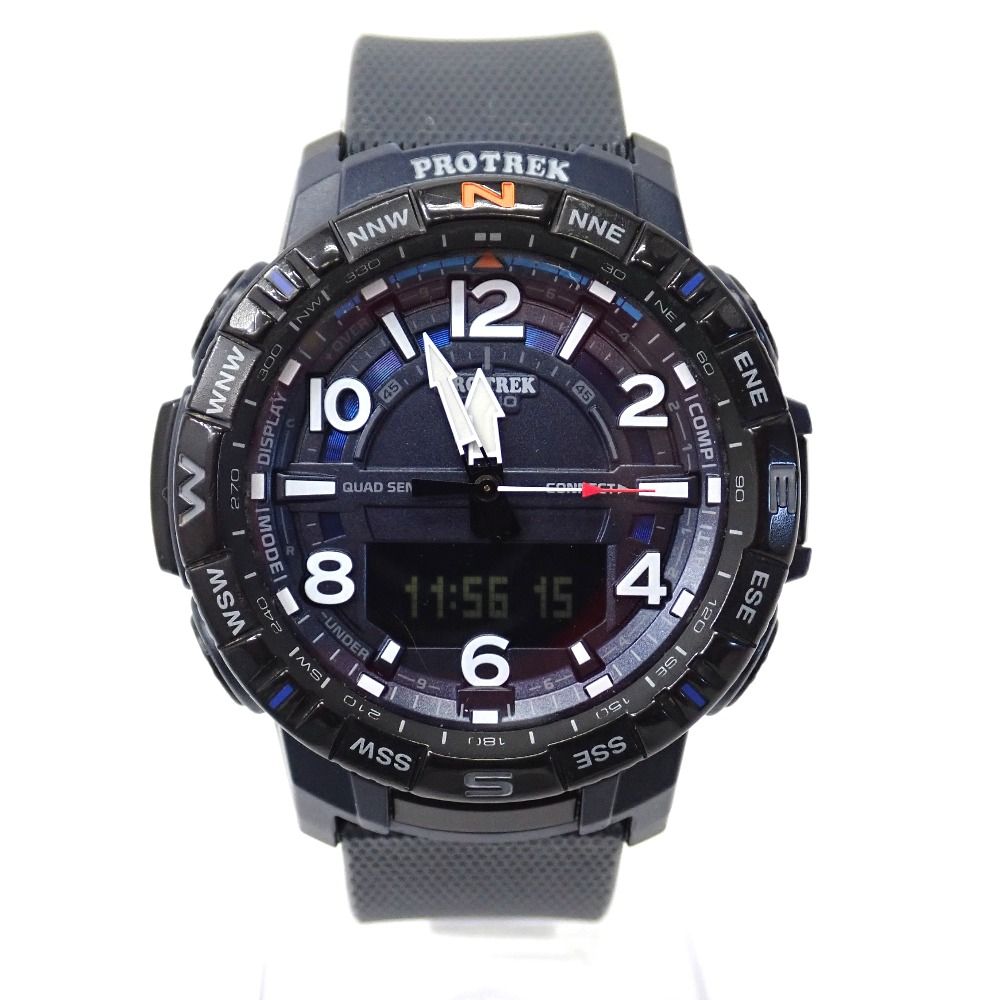 FtTh 660231 カシオ 腕時計 プロトレック PRO TREK PRT-B 50 黒文字盤 メンズ CASIO