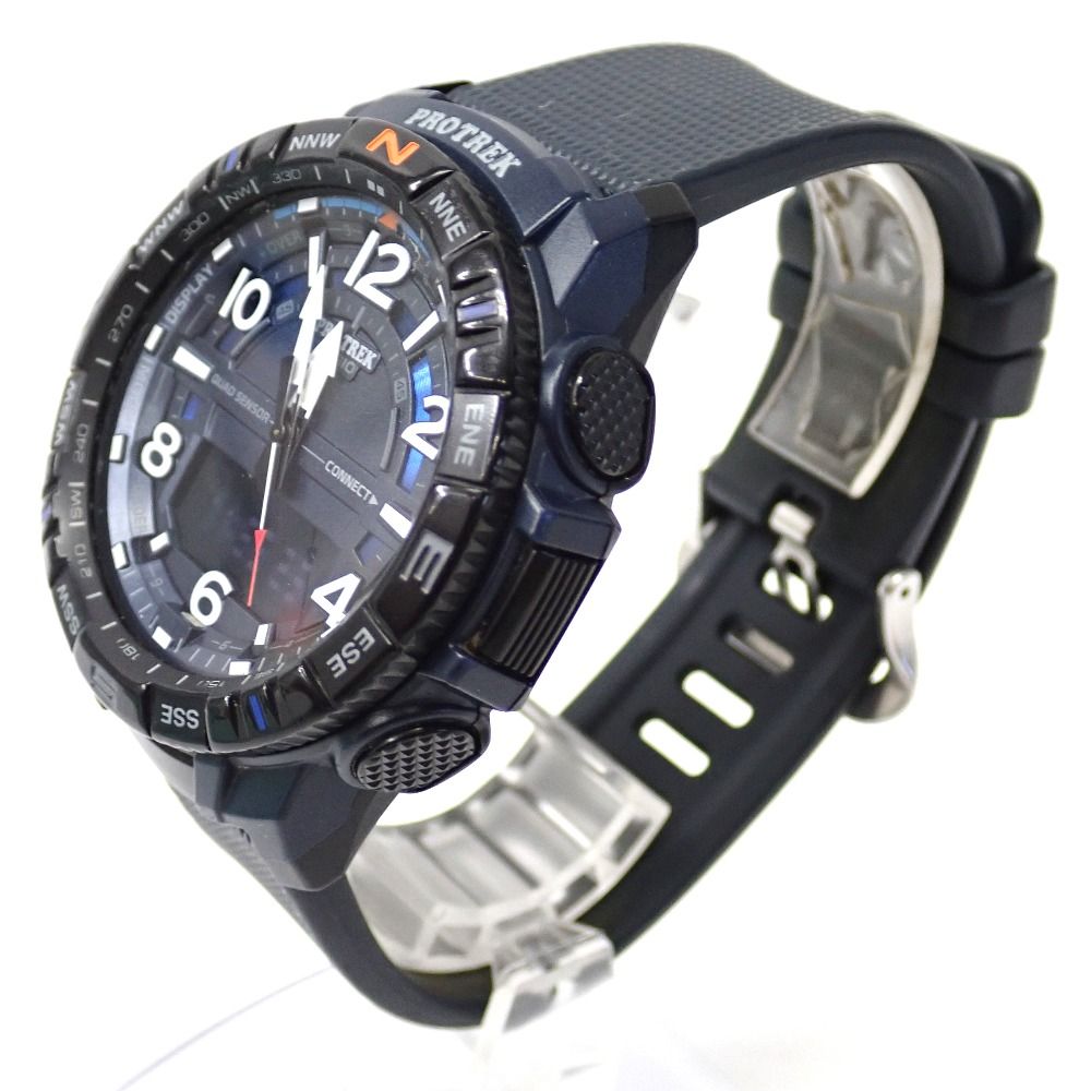 FtTh 660231 カシオ 腕時計 プロトレック PRO TREK PRT B 50 黒文字盤 メンズ CASIO