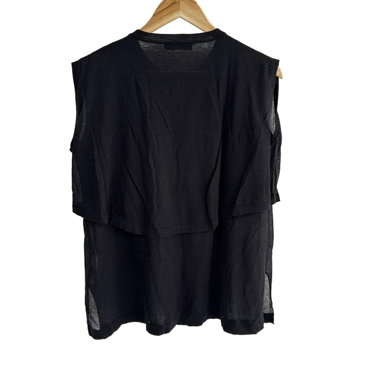 DAMAcollection ダーマ カーディガン サイズLL レディース - 黒 半袖