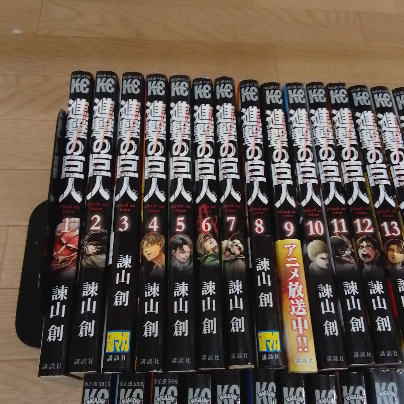 ☆②【未開封1冊（特装版）】進撃の巨人 1巻～34巻 コミック全巻セット