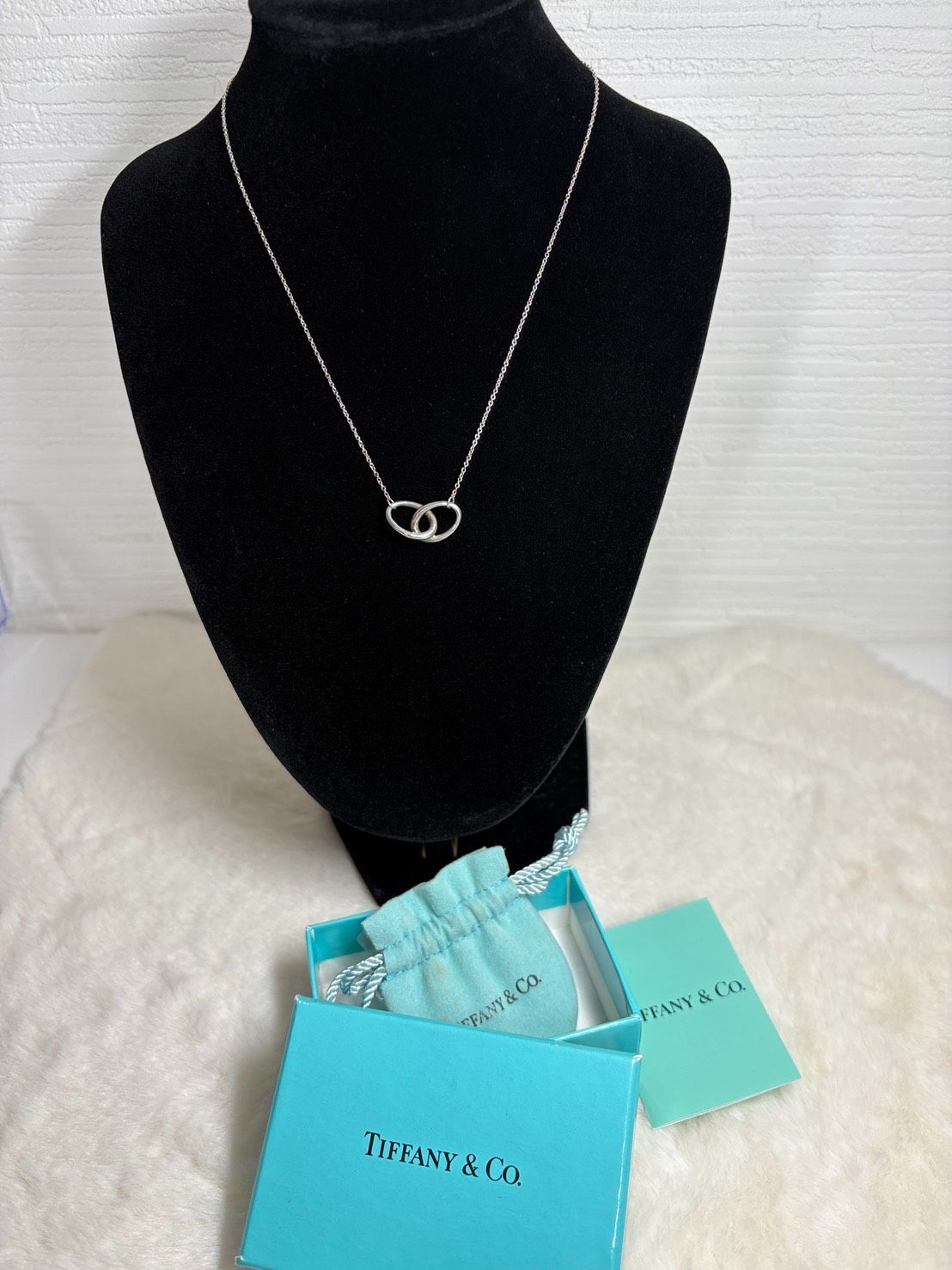 美品正規品 ティファニー TIFFANY&Co. ネックレス ダブルループ エルサ