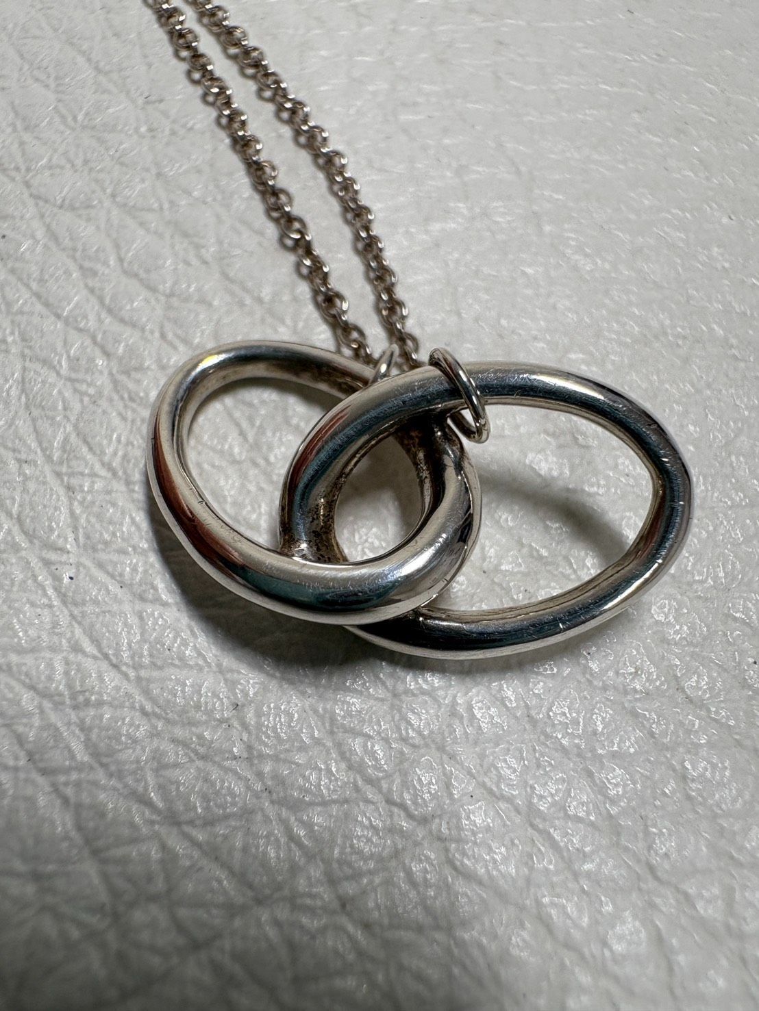 美品正規品 ティファニー TIFFANY&Co. ネックレス ダブルループ エルサ