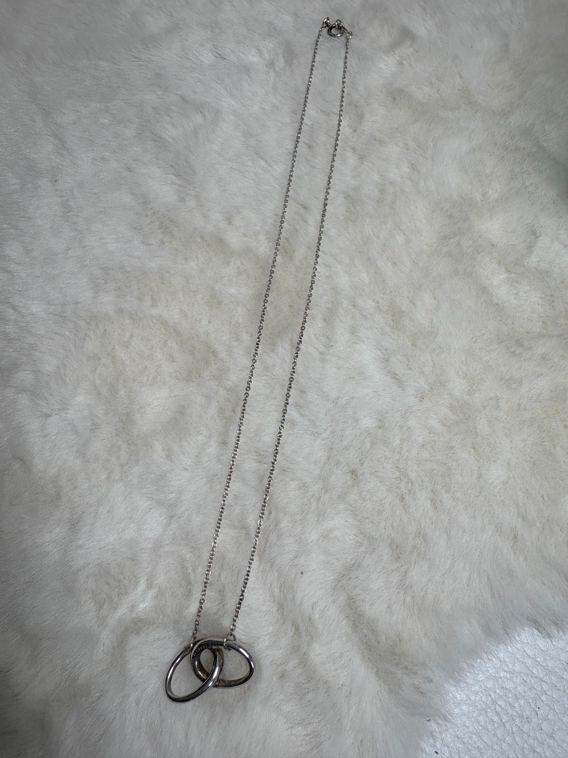 美品正規品 ティファニー TIFFANY&Co. ネックレス ダブルループ エルサ