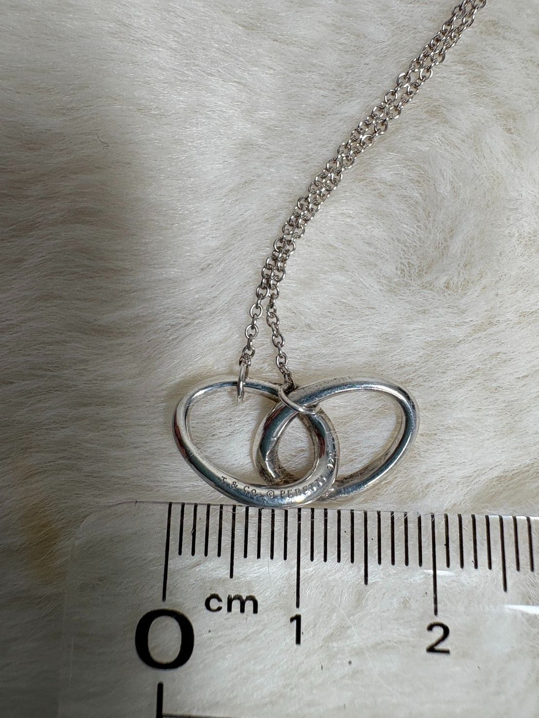 美品正規品 ティファニー TIFFANY&Co. ネックレス ダブルループ エルサ