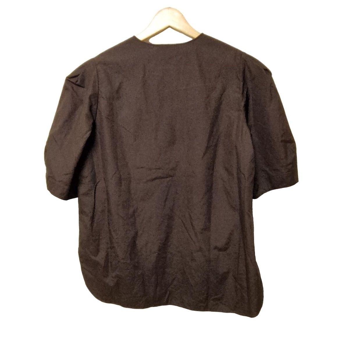 Drawer ドゥロワー チュニック サイズ38 M レディース - ダークブラウン クルーネック 半袖