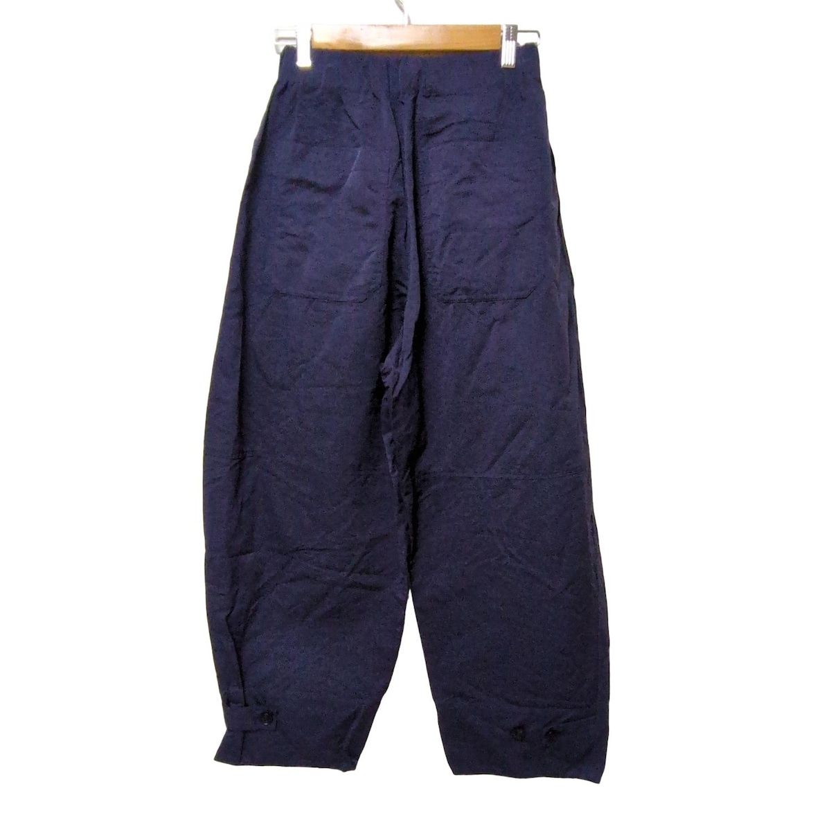 BLAMINK ブラミンク パンツ サイズ36 S レディース - ネイビー フルレングス ウエストゴム
