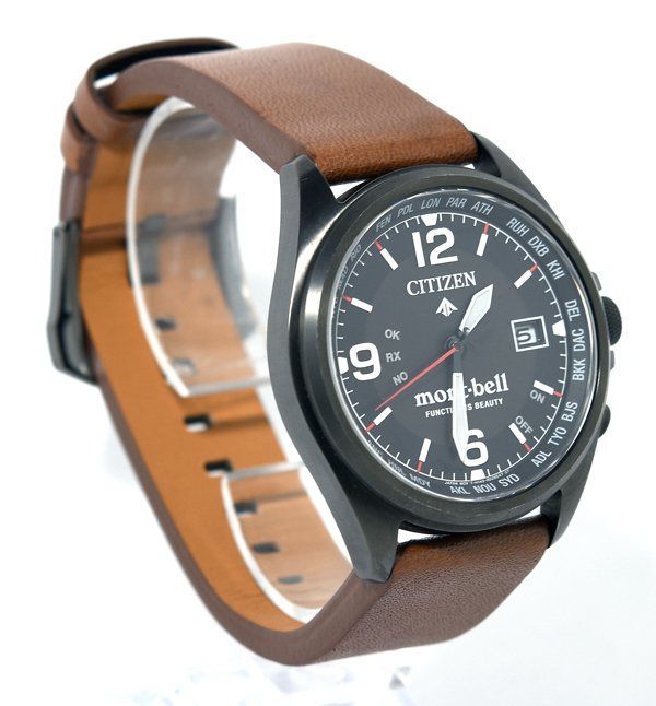 箱保付 CITIZEN シチズン mont bell モンベル コラボレーション CB 0177 31 E H 145 R 011201 ソーラー メンズ