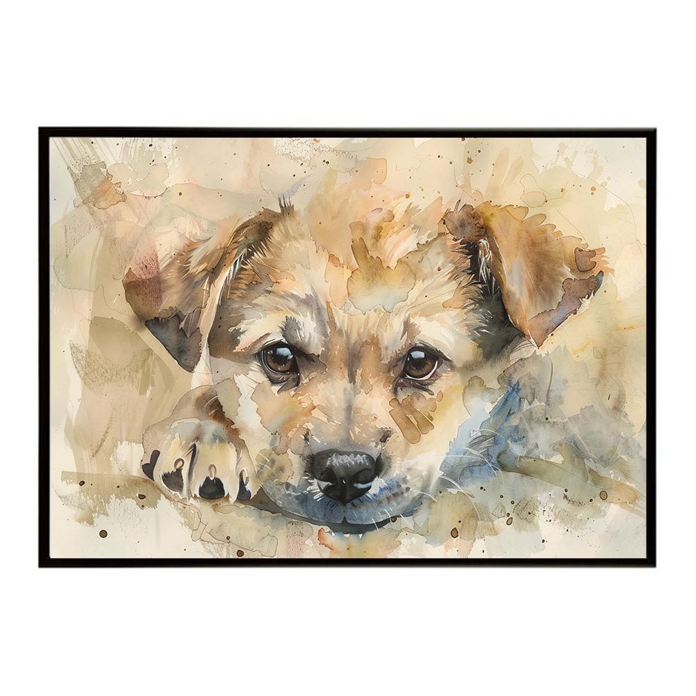 A1サイズ（約59x84cm）】【lh-poster-7476】犬 ドッグ 愛犬 小売