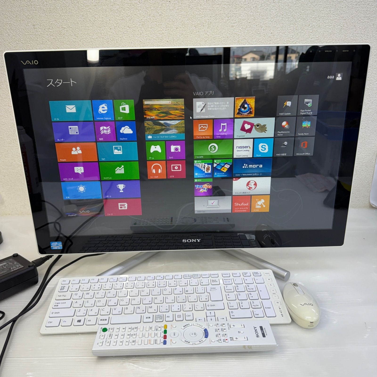 ☆SONY SVL241B17N☆VAIO 一体型パソコン デスクトップ corei5 ソニー