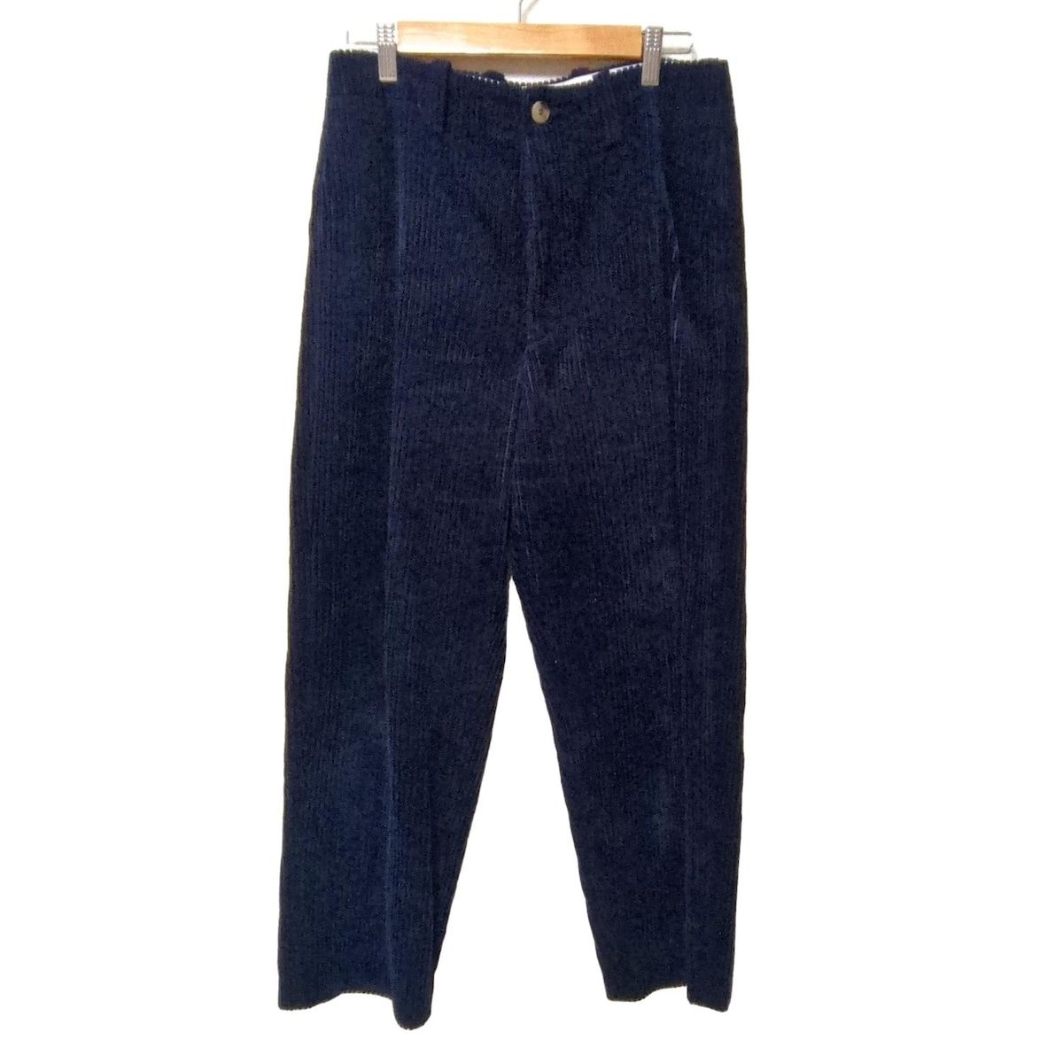 BLAMINK ブラミンク パンツ サイズ1 S レディース - ネイビー フルレングス コーデュロイ