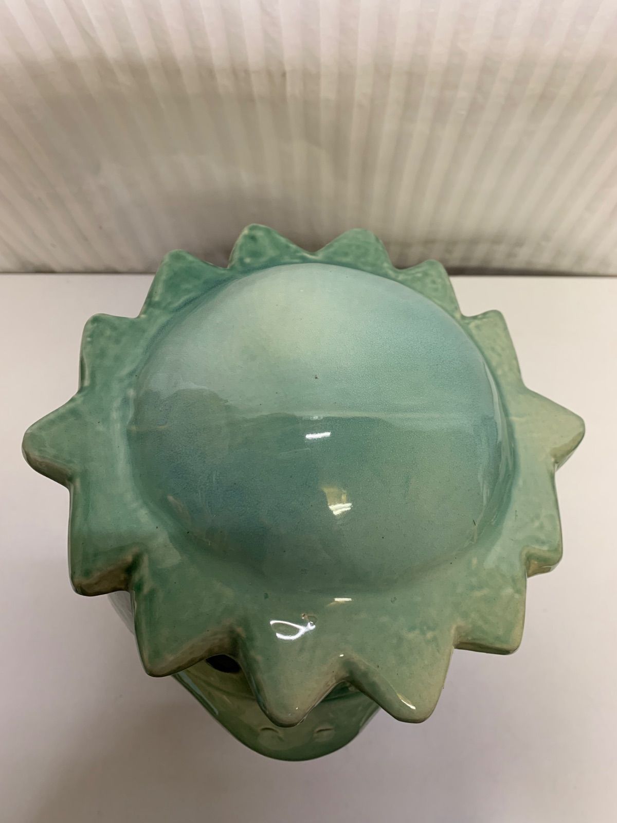 陶器製 河童 カッパ 置物 ビッグサイズ