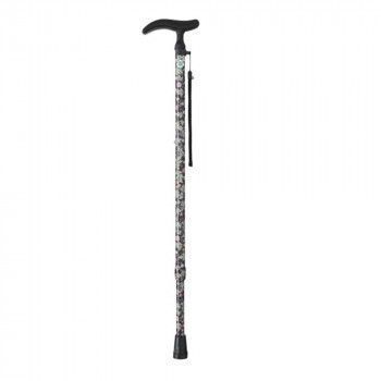 フジホーム ステッキ 杖 アクティブグレース伸縮S ブラック WB 3757