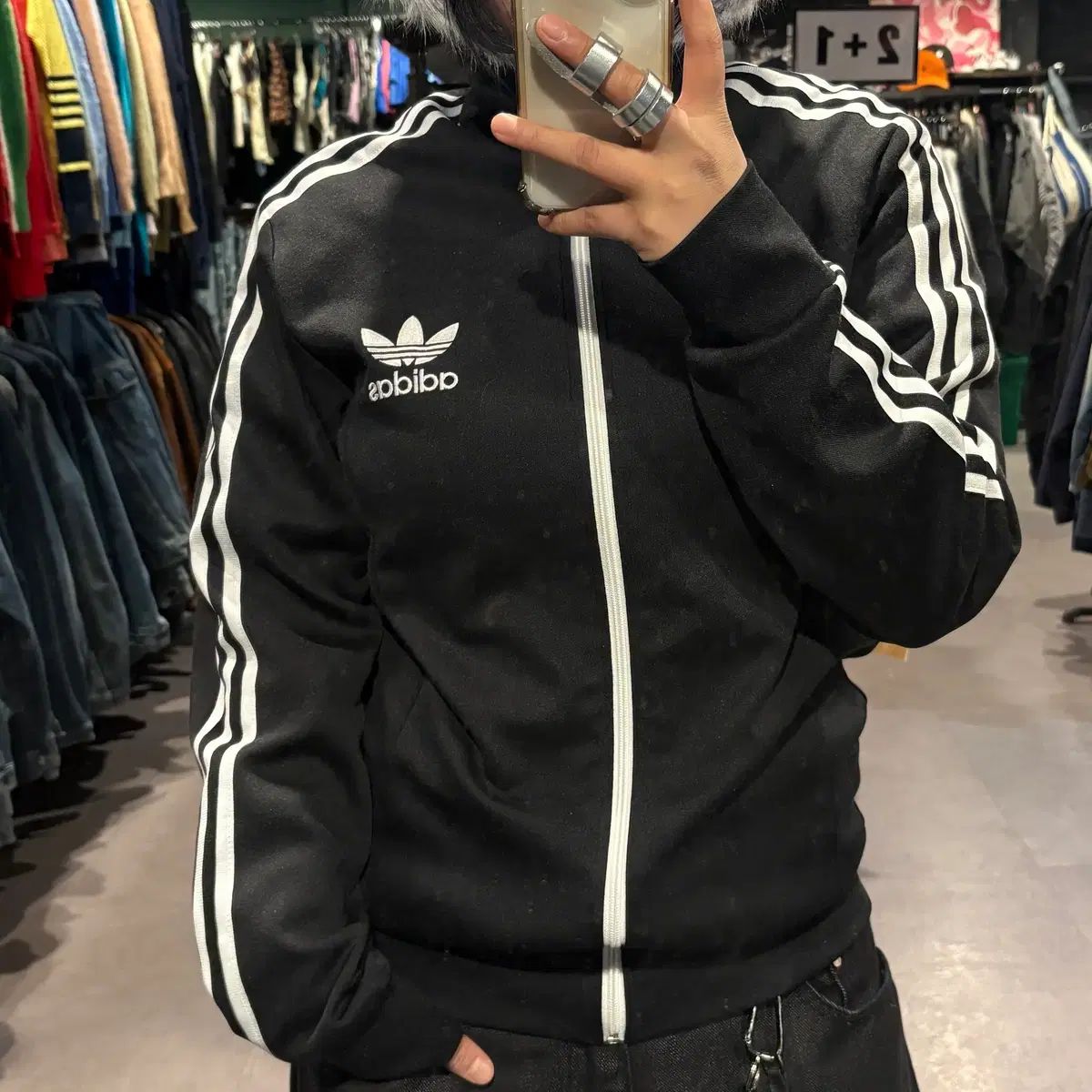 628 adidas アディダス ジップアップ ジャージ