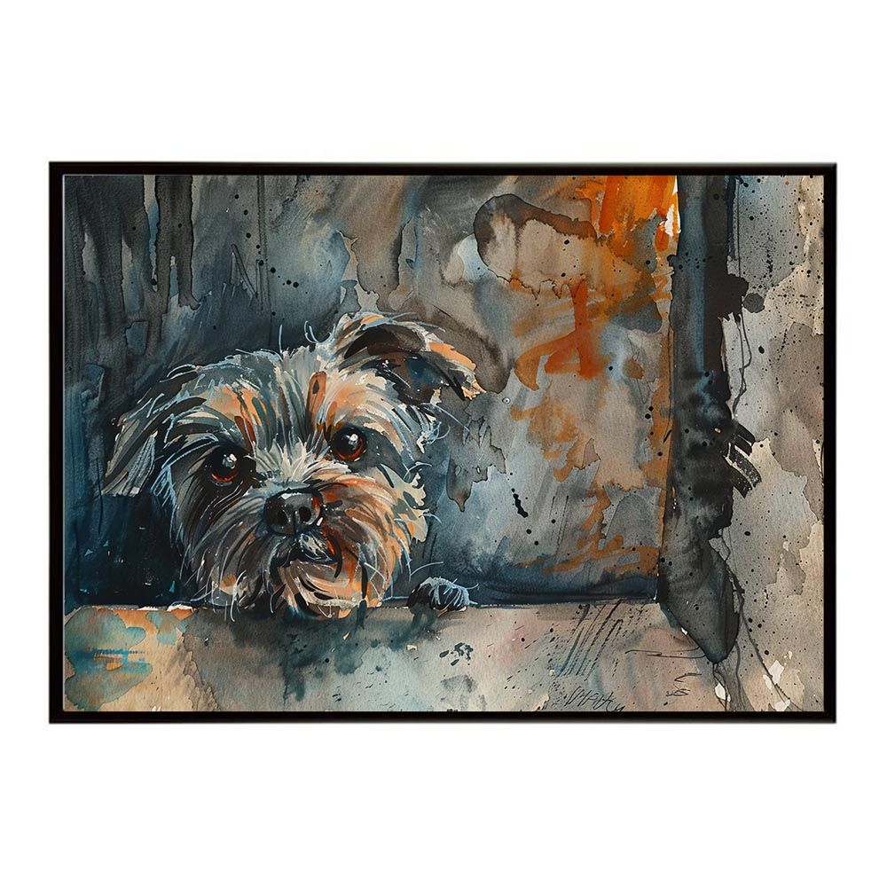 インテリア小物 【B4サイズ（約25x36cm）】【lh-poster-7532】犬